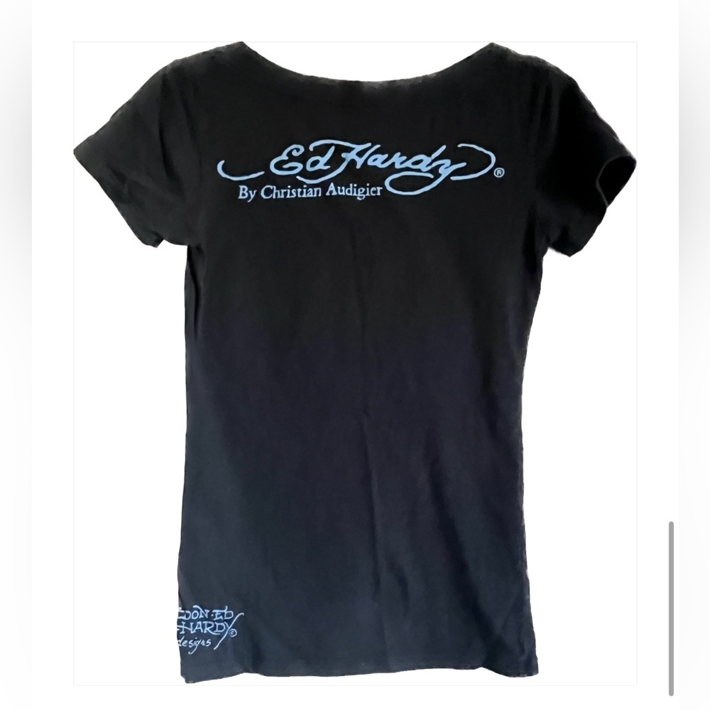 Y2K Ed Hardy Love Kills Slowly Tattooed Inked Tee By Christian Audigier … - Picture 4 of 14